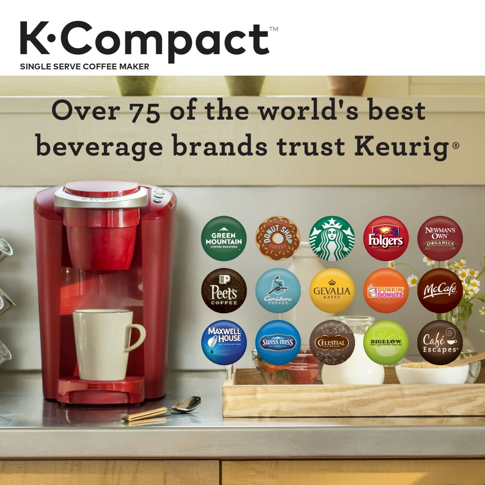 Original Keurig Coffee Maker,red,perfect For Work,