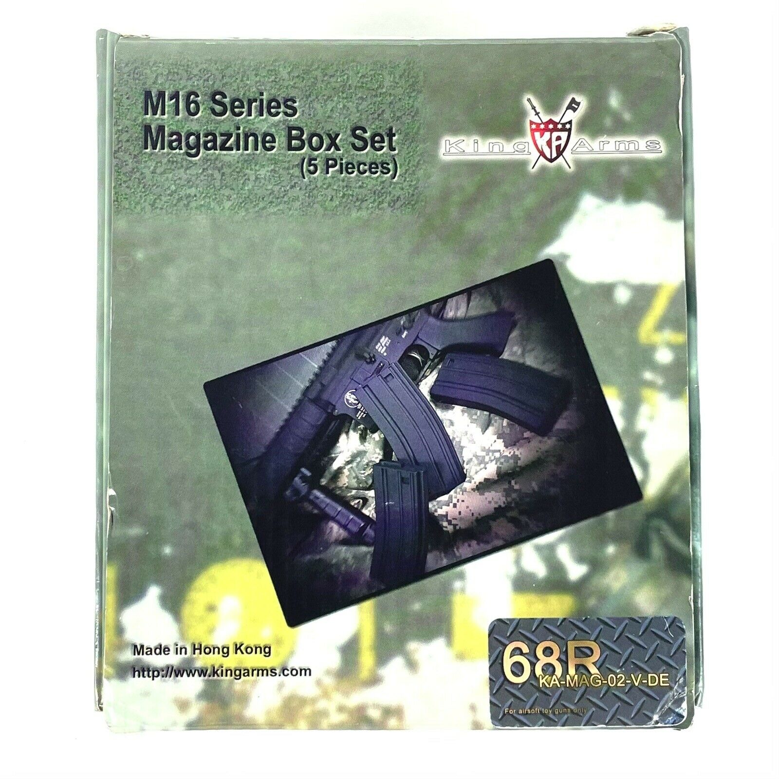King Arms 68r Ak Style Magazine For M4/m16 Series (5pcs)