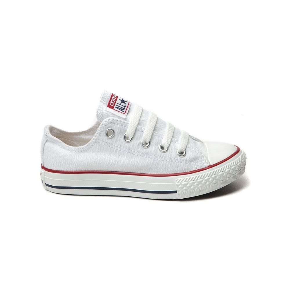 Converse All Star Chuck Taylor Low Top White Youth 3j256 Unisex Canvas Sneakers