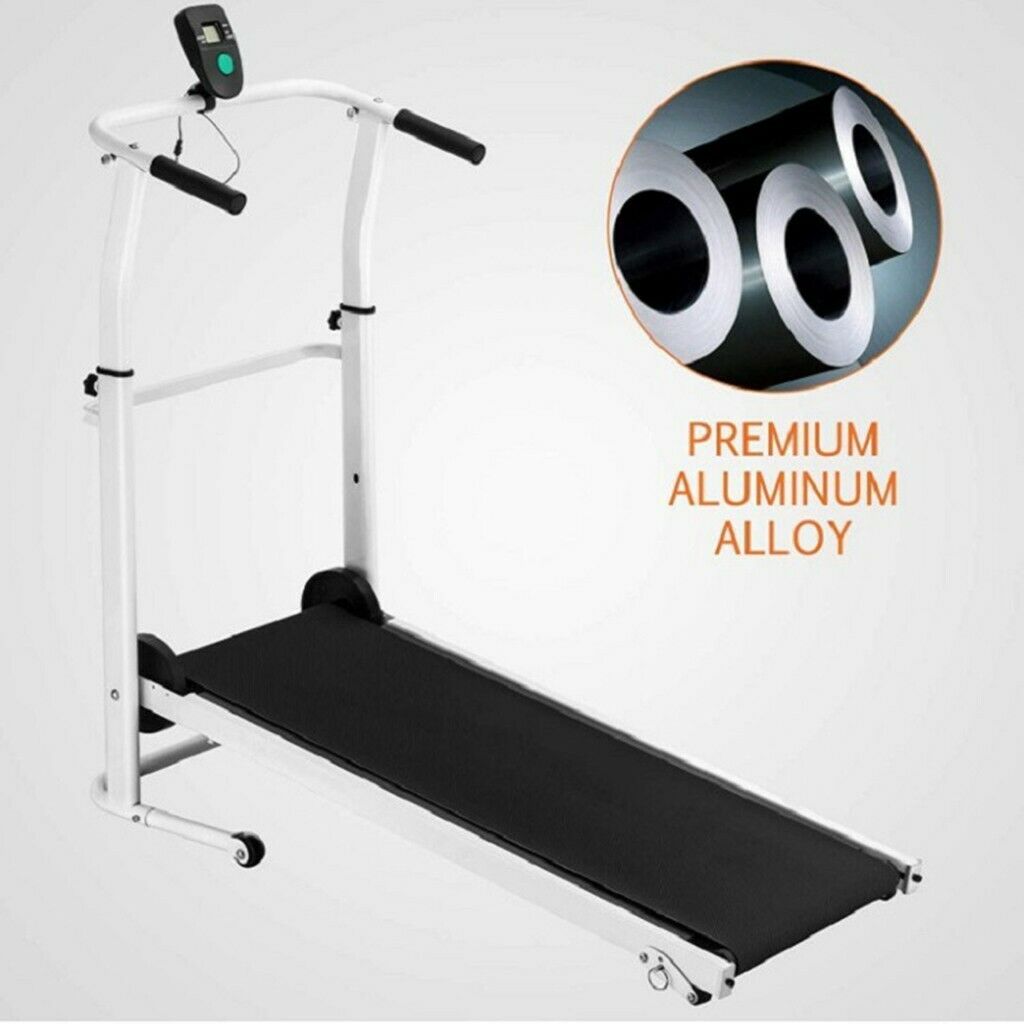 Manual Treadmill Folding Portable Running Gym Fitness Walking Machine Home