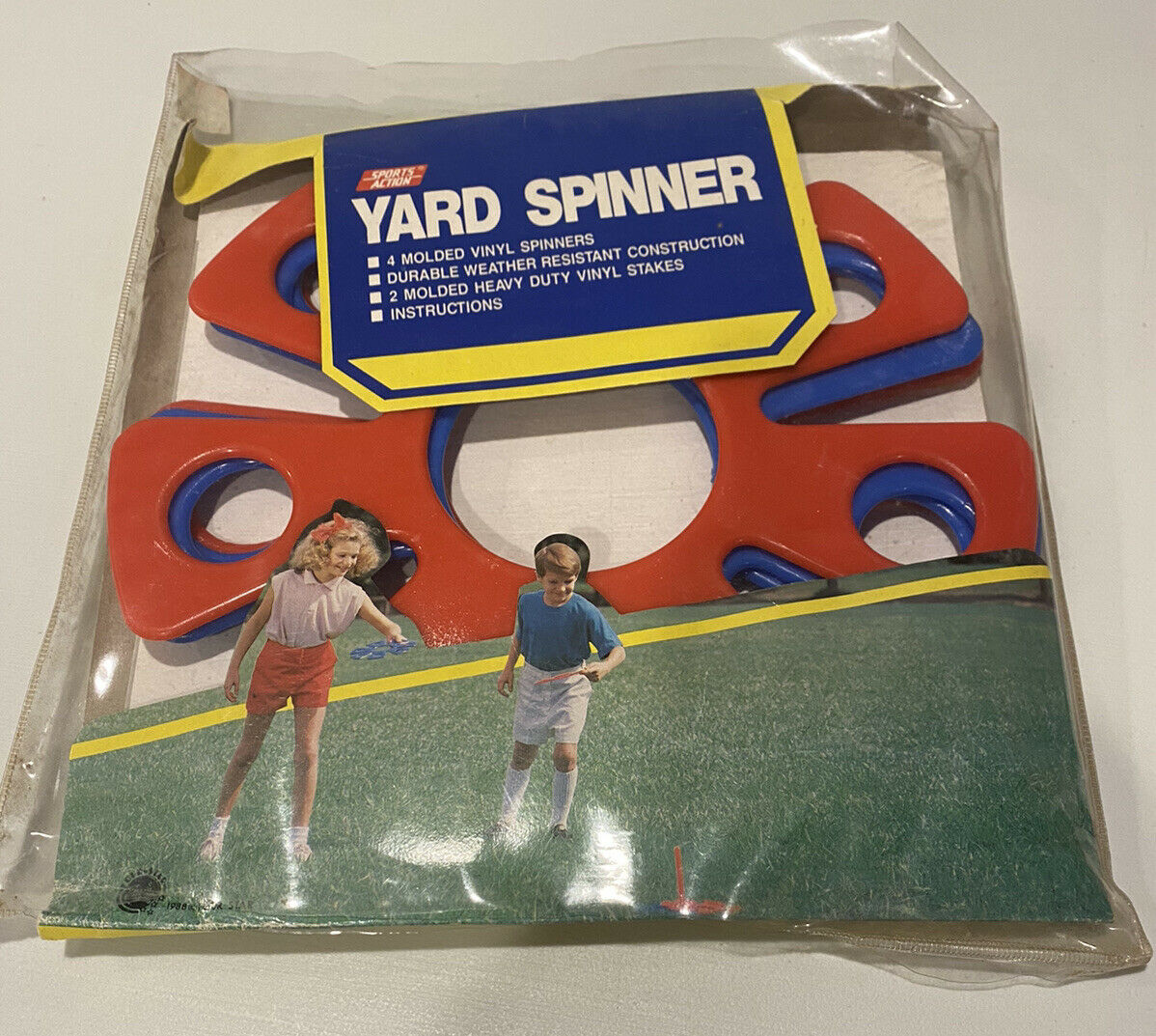 Vintage Kids Yard Spinner Toy 1988 Yard Outdoor Summer