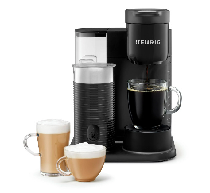 K-cafe Essentials Single Serve Pod Coffee Maker, Latte And Cappuccino Maker