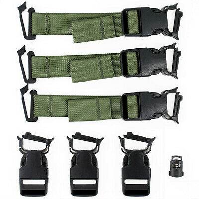 Alice Pack Quick Release Black Buckle Upgrade Kit - Fits Medium Or Large Ruck