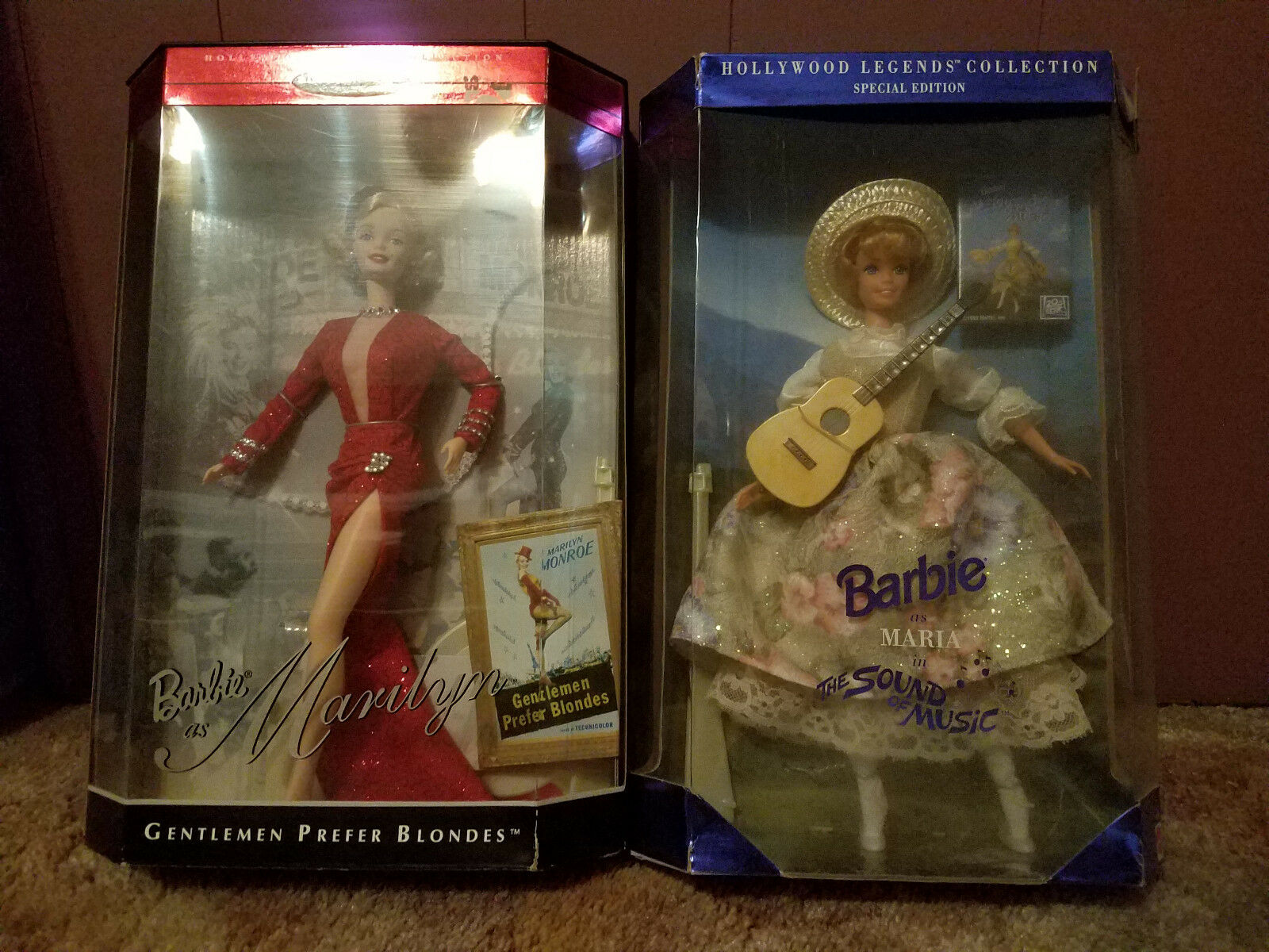 Lot Of Two Barbies From The Hollywood Legends Collection