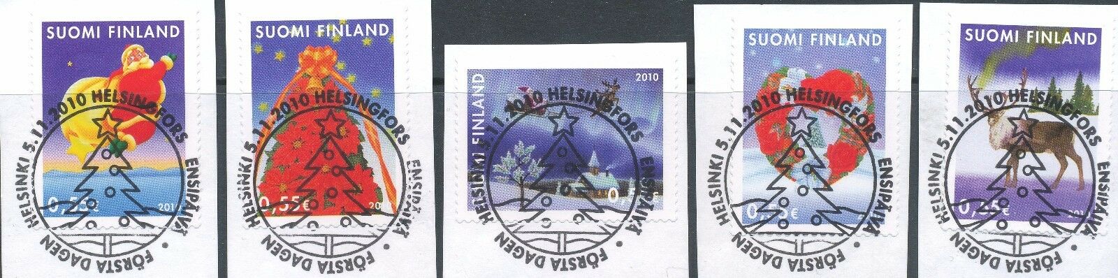 Finland 2010 Used - Christmas  Joint Issue Of Finland / Japan - First Day Cancel