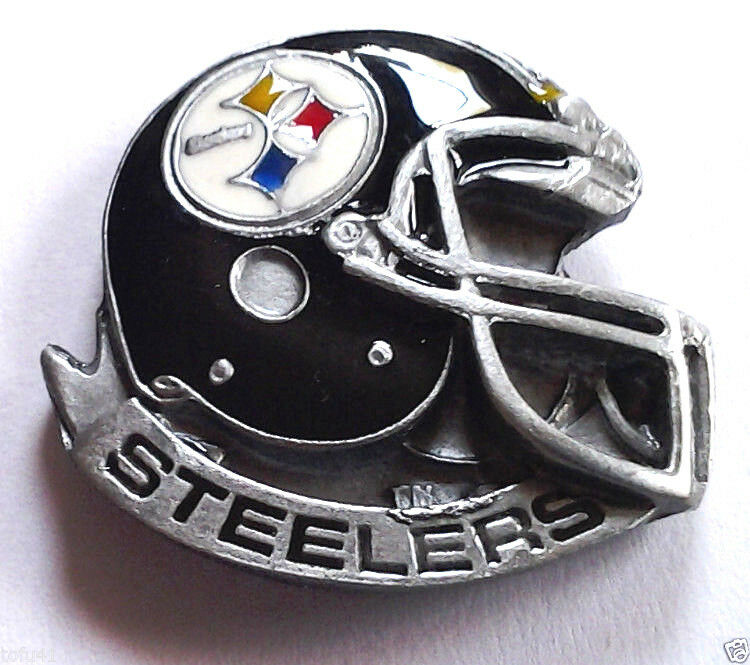 Pittsburgh Steelers Helmet (1-1/16") Novelty Nfl Hat Pin P52033 Ee