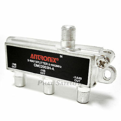 Antronix 3-way Rg6 Splitter Coaxial Signal 3-output High Quality 1ghz 1002mhz