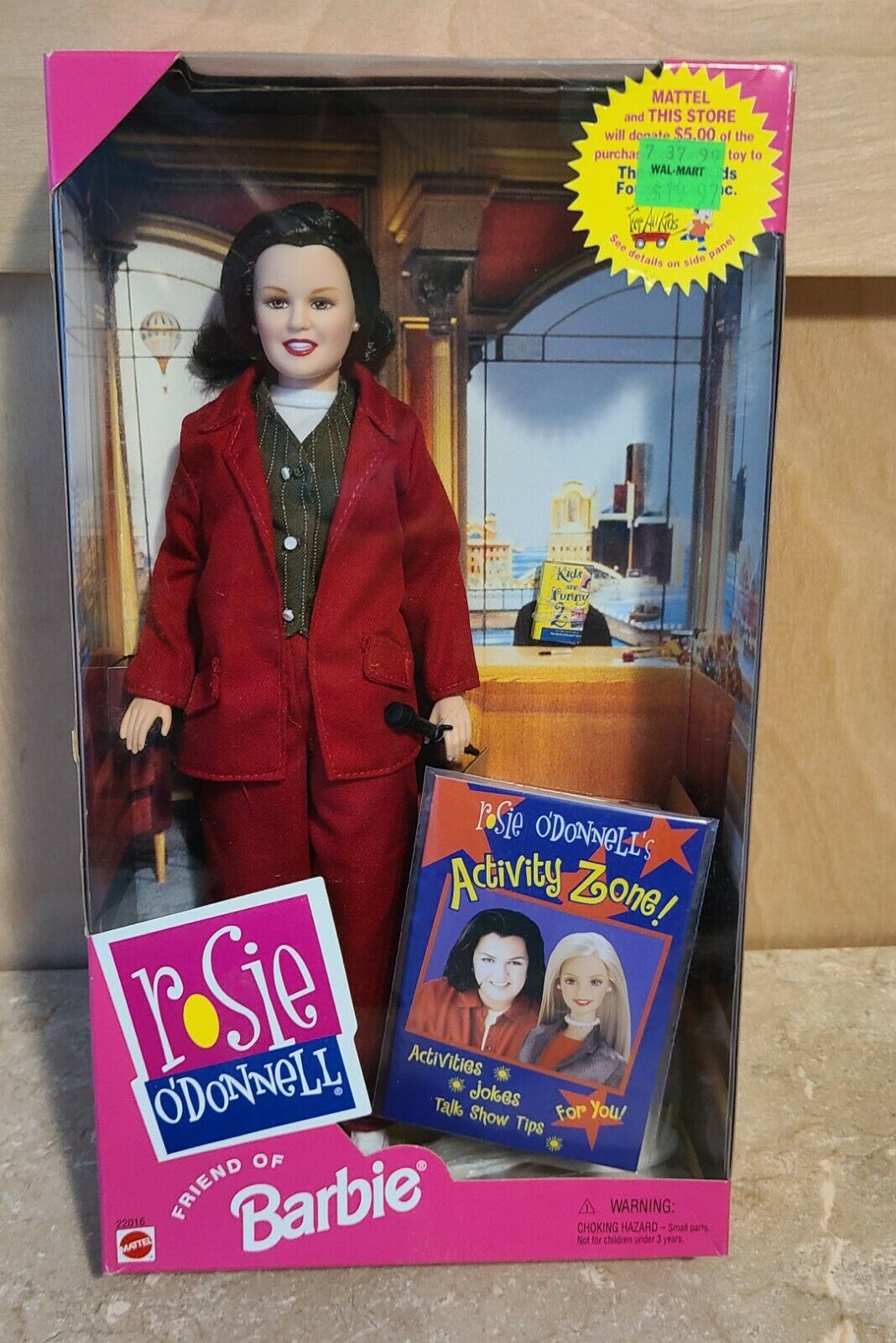 Friend Of Barbie "rosie O'donnell Talk Show" Doll 1999 Vtg Nib New In Box