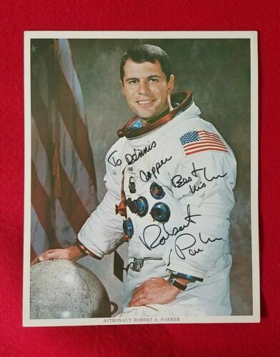 Robert Parker Sts-9 Sts-35 Jpl Director Nasa Astronaut Signed Autograph Photo