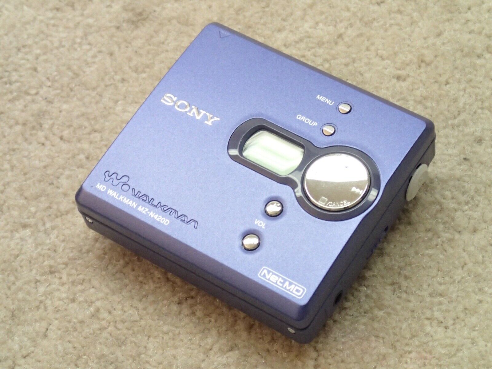 Sony Mz-n420d Vintage Md Mini Disc Walkman Player Not Working