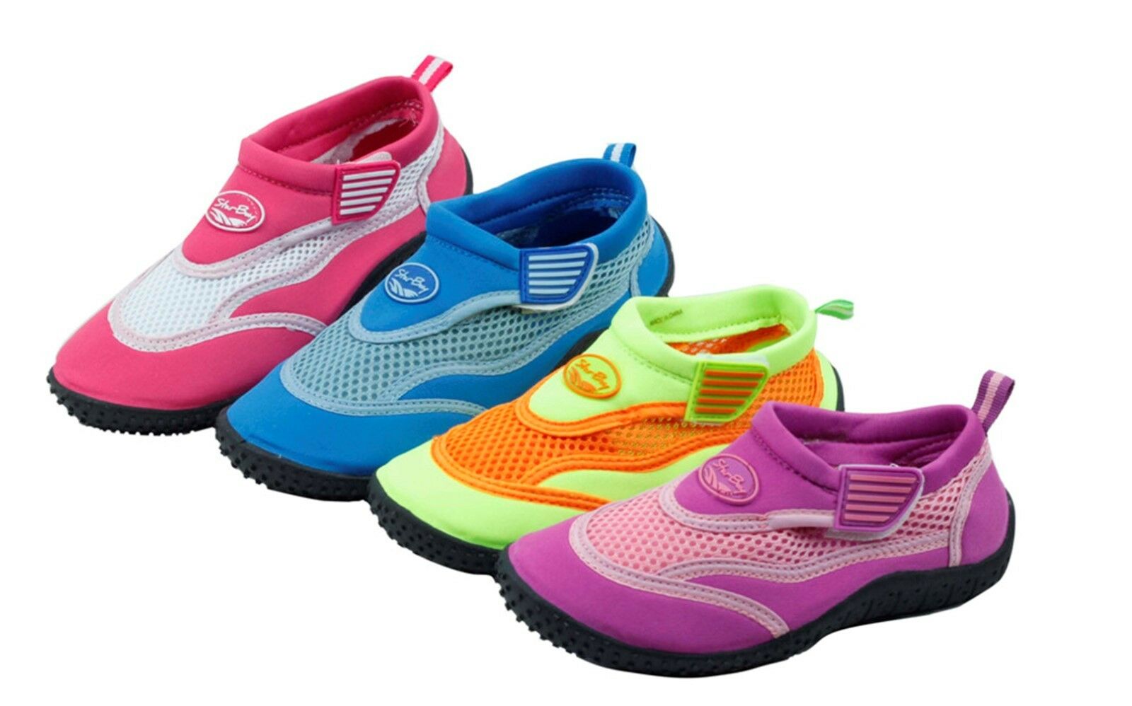 Childrens Kids Boys Girls Slip On Water Shoes/aqua Socks/pool Beach,4 Colors New