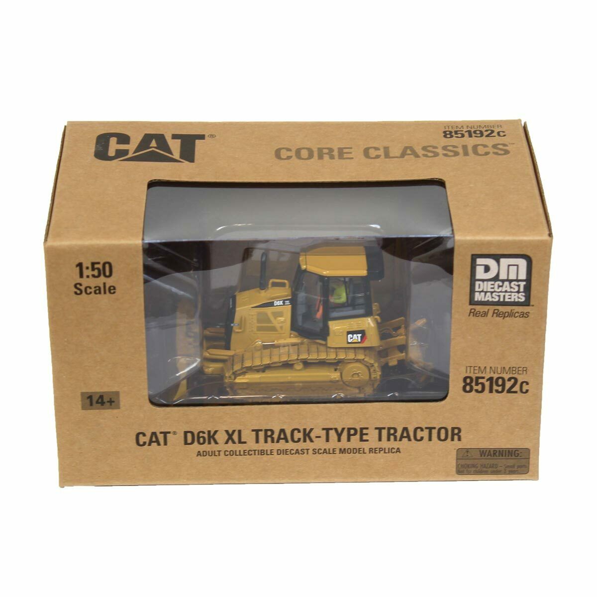 1/50 Caterpillar Cat D6k Xl Track Bull Dozer Core Classics Diecast Masters 85192