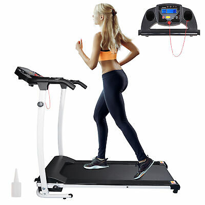 1100w Foldable Electric Treadmill Running Machine Home Jogging Walking Sport