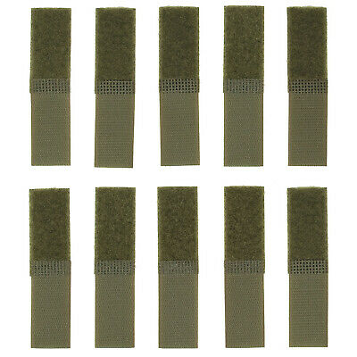 Official Velcro® Webbing Keepers For Molle Tactical Vest Packs - Ranger Green