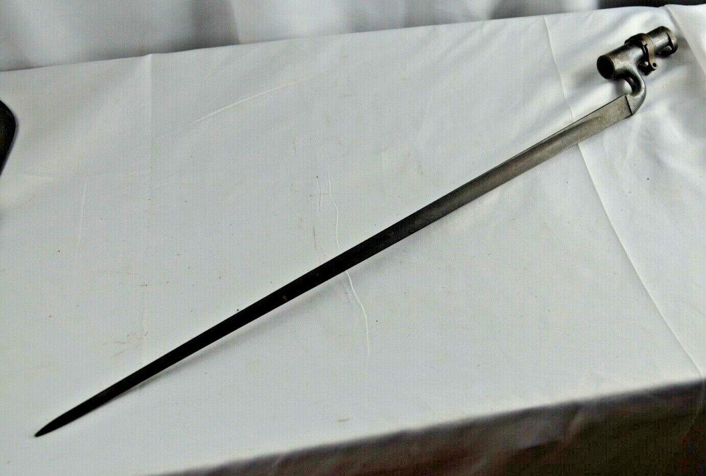 Original British Pattern 1876 Martini Henry Rifle Socket Bayonet