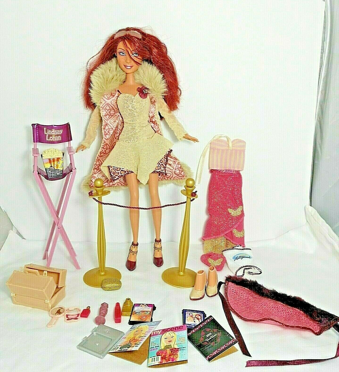Mattel Barbie My Scene Lindsay Lohan Doll Goes To Hollywood  Near Complete