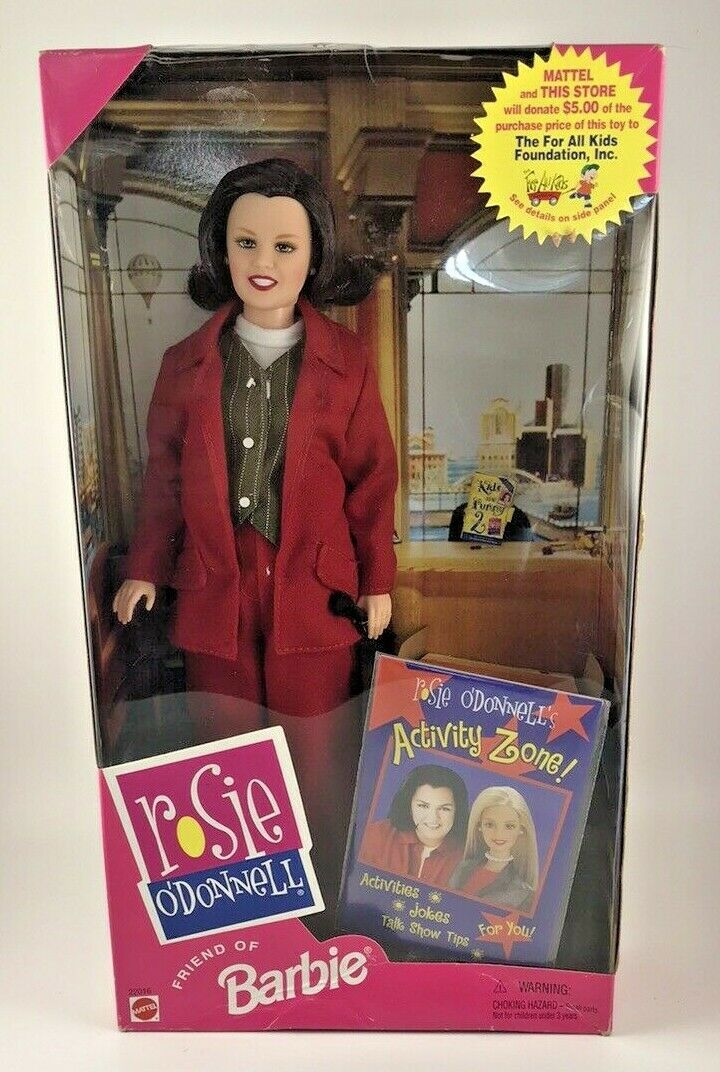 Vintage 1999 Rosie O'donnell Barbie Friend Doll, Mattel #22016 Rare Nib