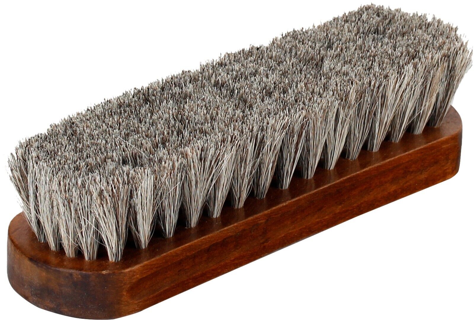Shoe Brush Horsehair Large Professional Boot And Shoe Shine And Buff Brush - 8''