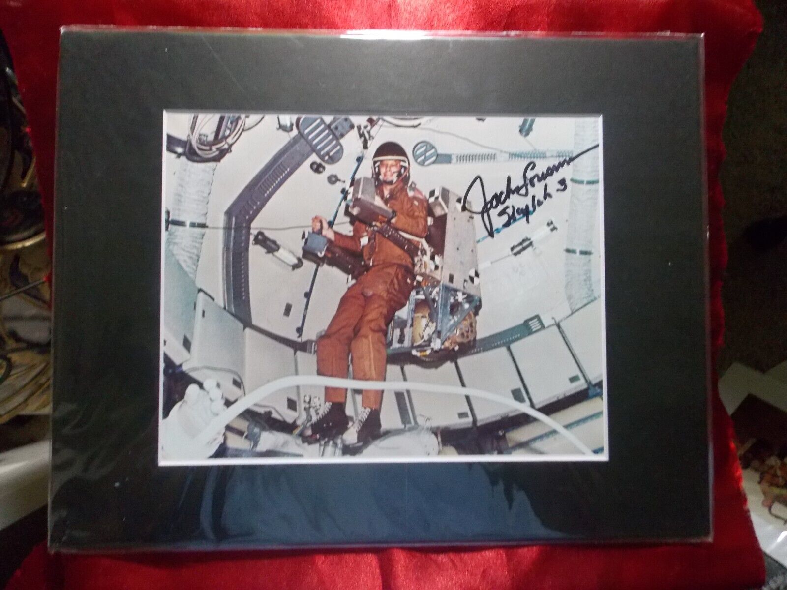 Skylab Astronaut Jack Lousma Flying The M-509 Photo Signed