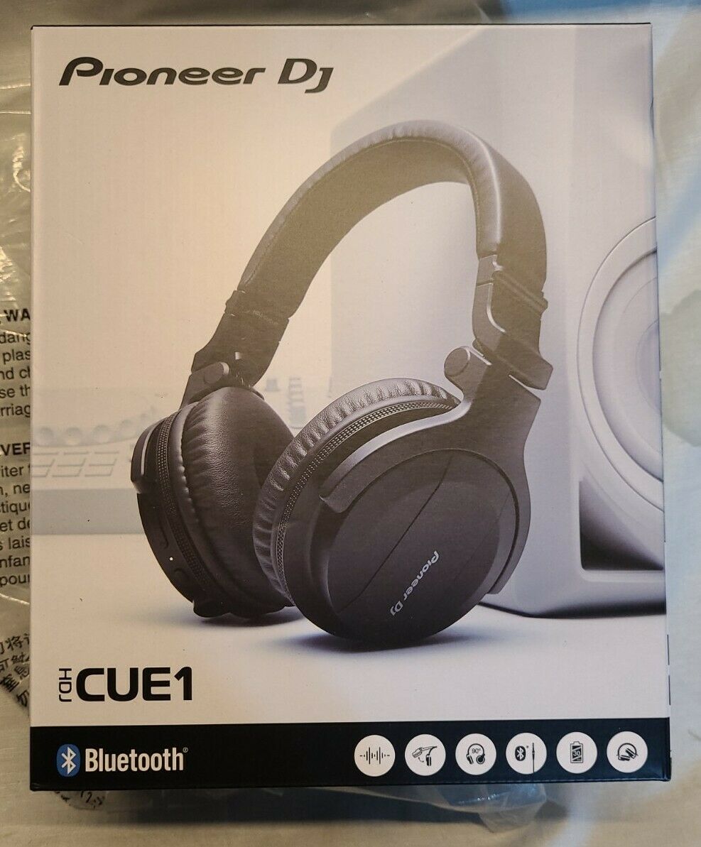 Pioneer Dj Cue1 Headphones, Black (hdj-cue1bt-k)