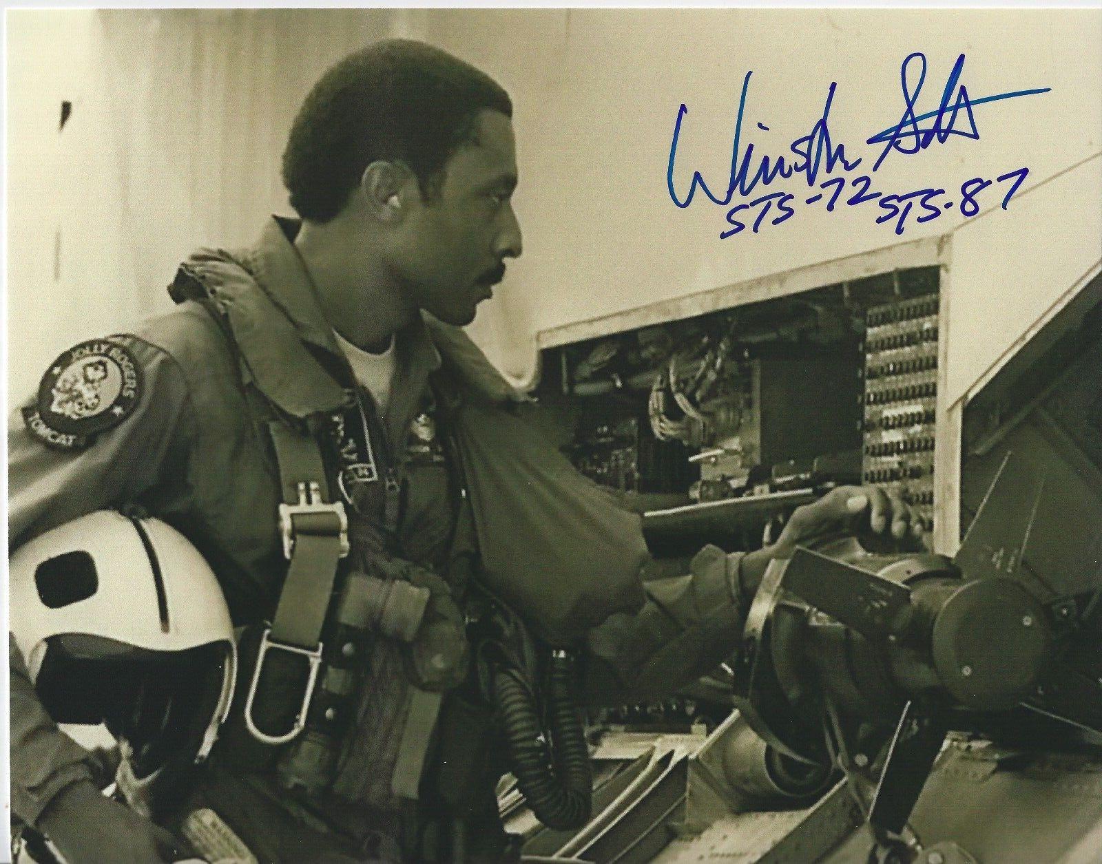 Winston Scott Astronaut Nasa Signed 8 X 10 Photo United States Navy Free Ship