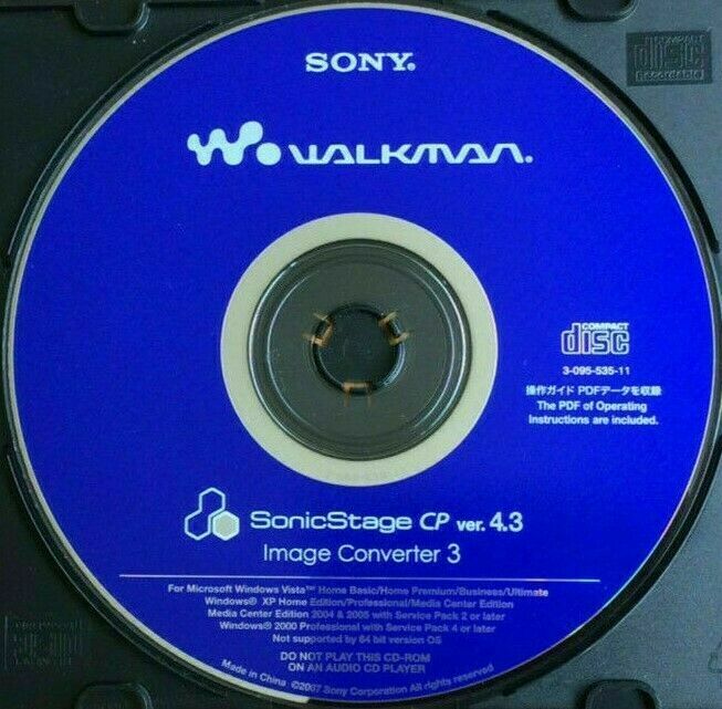 Sony Sonic Stage Full Version 4.3 For Hi-md, Md, Md Decks Software (windows)