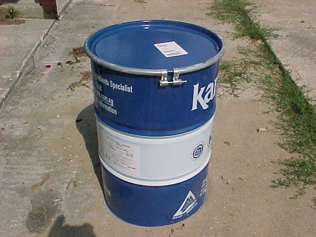 55 Gallon Metal Steel Barrel Removable Lid Ship Only To Mn Ia Il Ne Nd Sd Wi