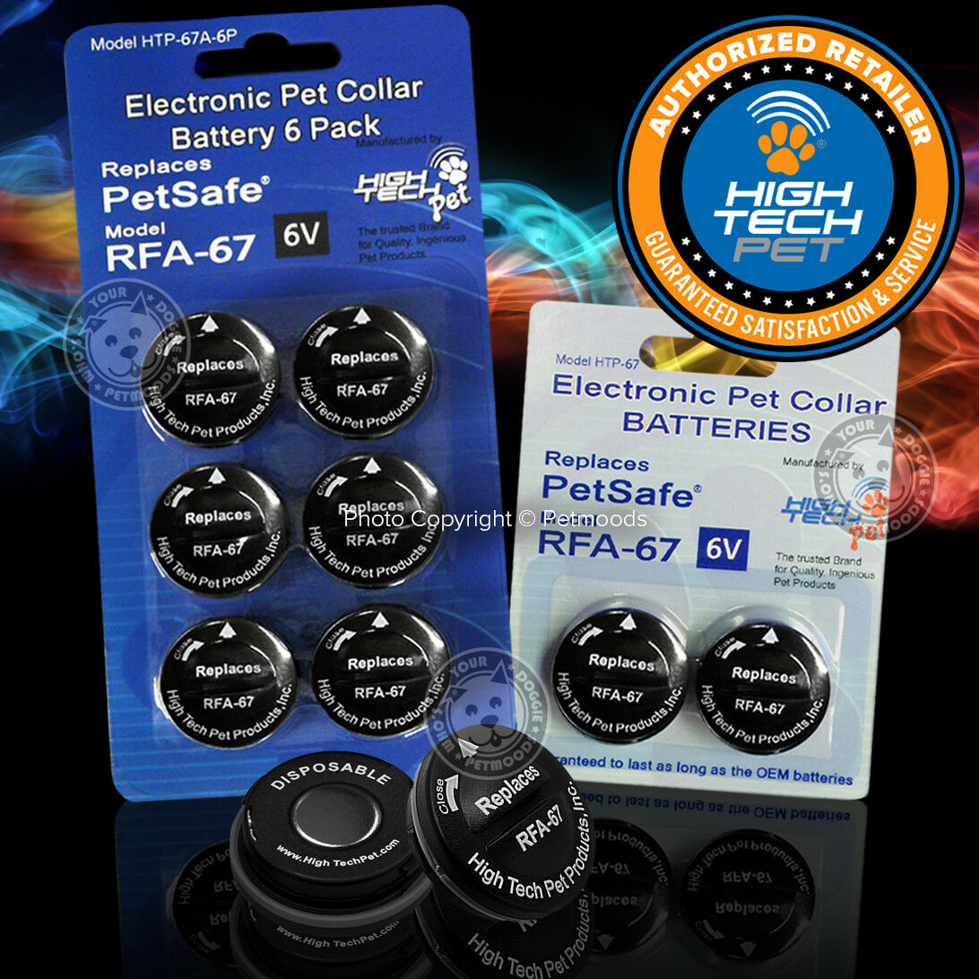 Rfa-67d-11 Hightech Pet Replacement 6v Battery Petsafe Pif-275-19 Pul-275 Collar