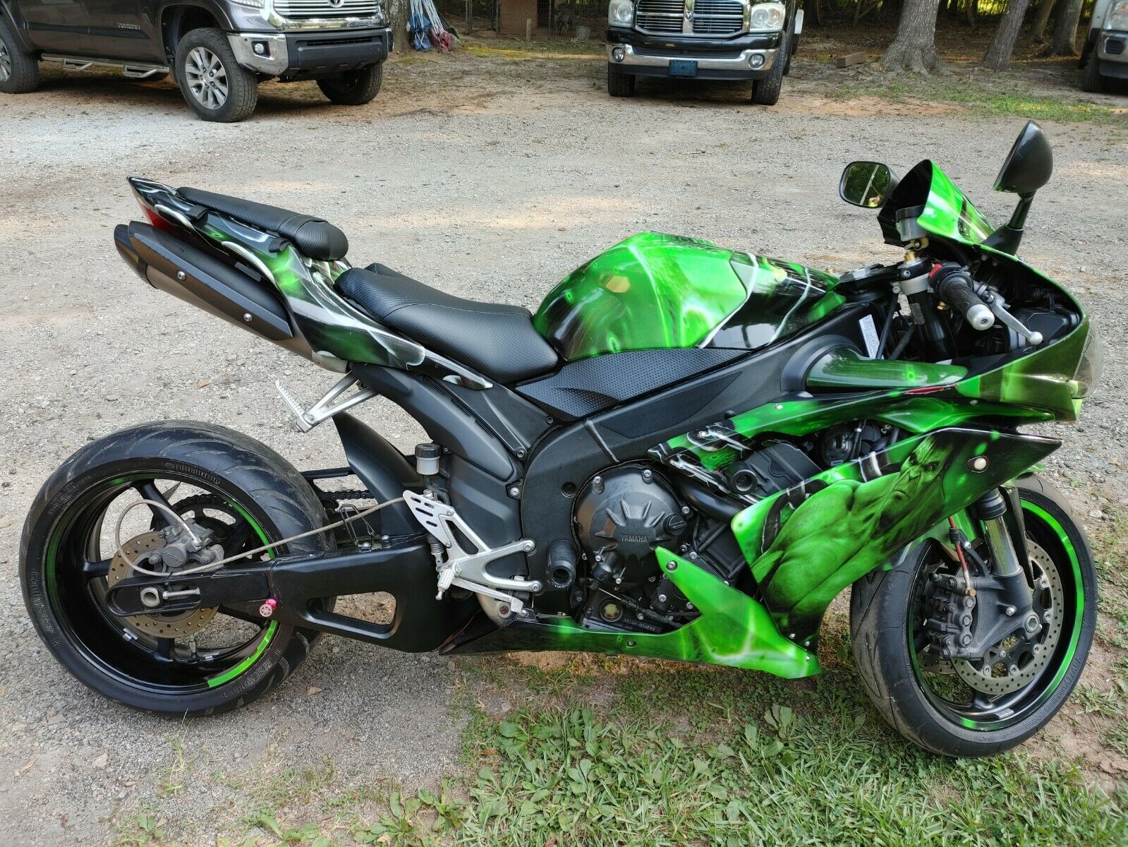 2007 Yamaha Yzf-r  Hulk Wrap