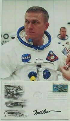 Apollo 8 Commander Frank Borman Signed Commemorative Cover Autograph