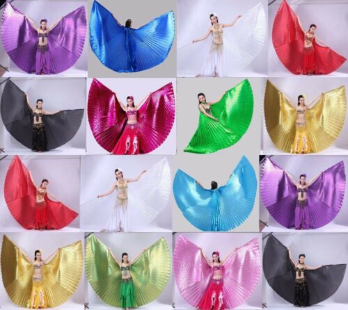 New Open Or Close Professional Fairy Wings Egypt Belly Dance Costumes Isis Wings