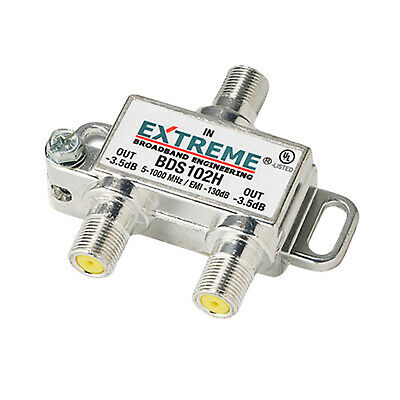 Extreme/amphenol 2-way Digital 1ghz High Performance Coax Cable Splitter Bds102h