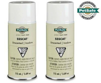 Petsafe Spray Refill For Ssscat Cat Deterrent System 2 Pack 3.89 Oz Ppd17-16165