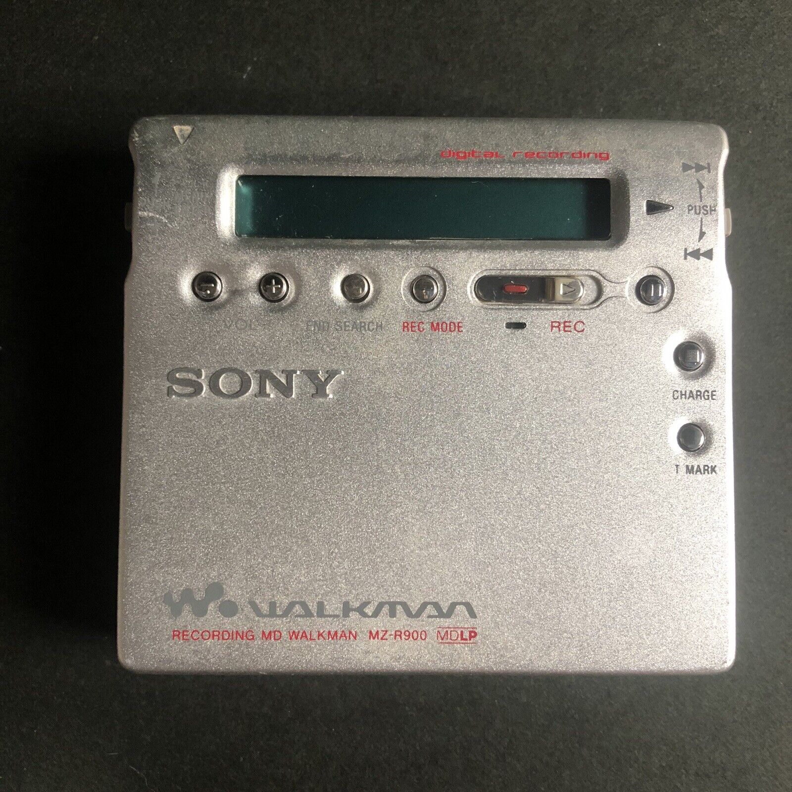 Sony Mz-r900 Recording Md Walkman Minidisc Player