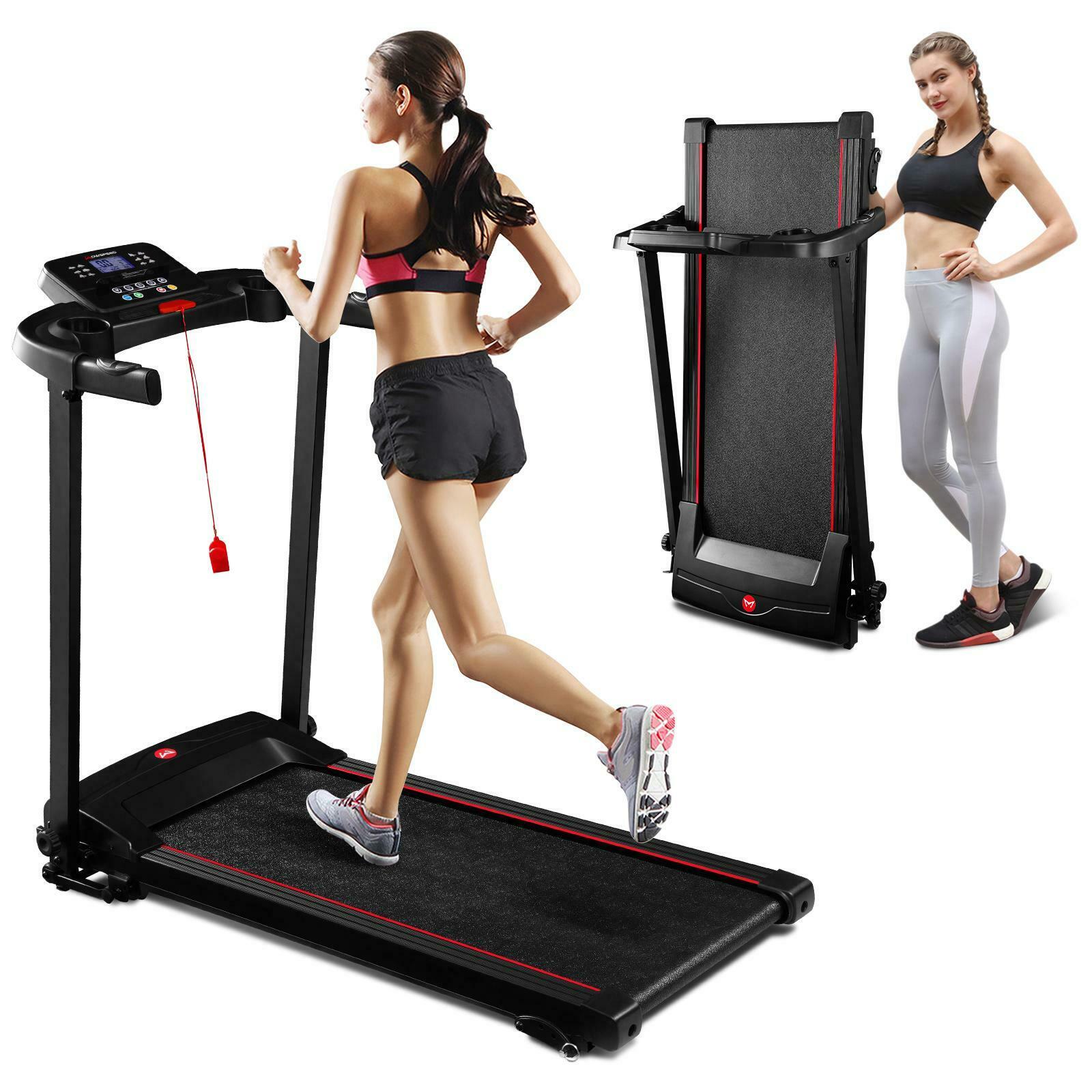 Treadmill 2.0hp Electric Motorized Folding Running Machine Home Office Gym Us