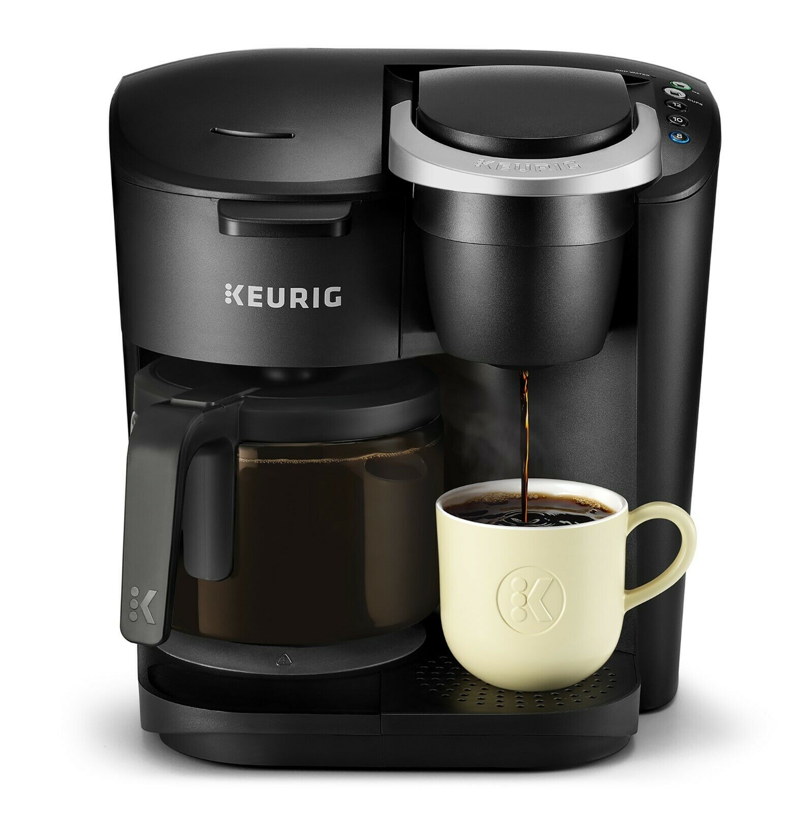 Keurig K-duo Essentials Coffee Maker Single Serve K-cup Pod 12 Cup Carafe Brewer