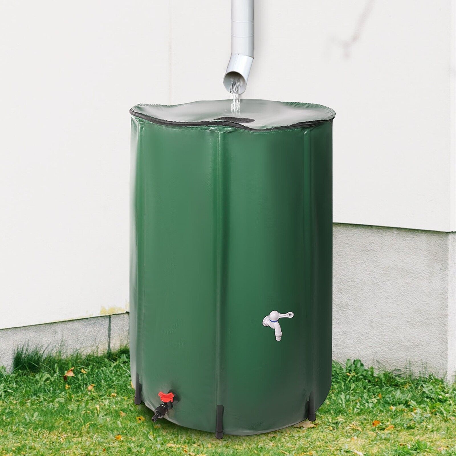 Vilobos 100 Gallon Portable Rain Barrel Water Tank Collapsible Rainwater Collect