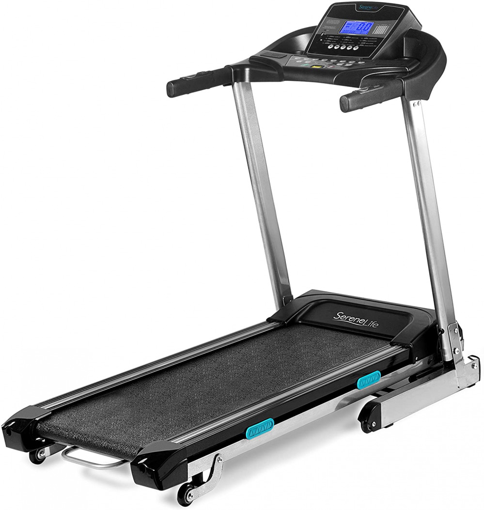 Serenelife Foldable Digital Home Treadmill Smart Auto Incline Exercise Machine