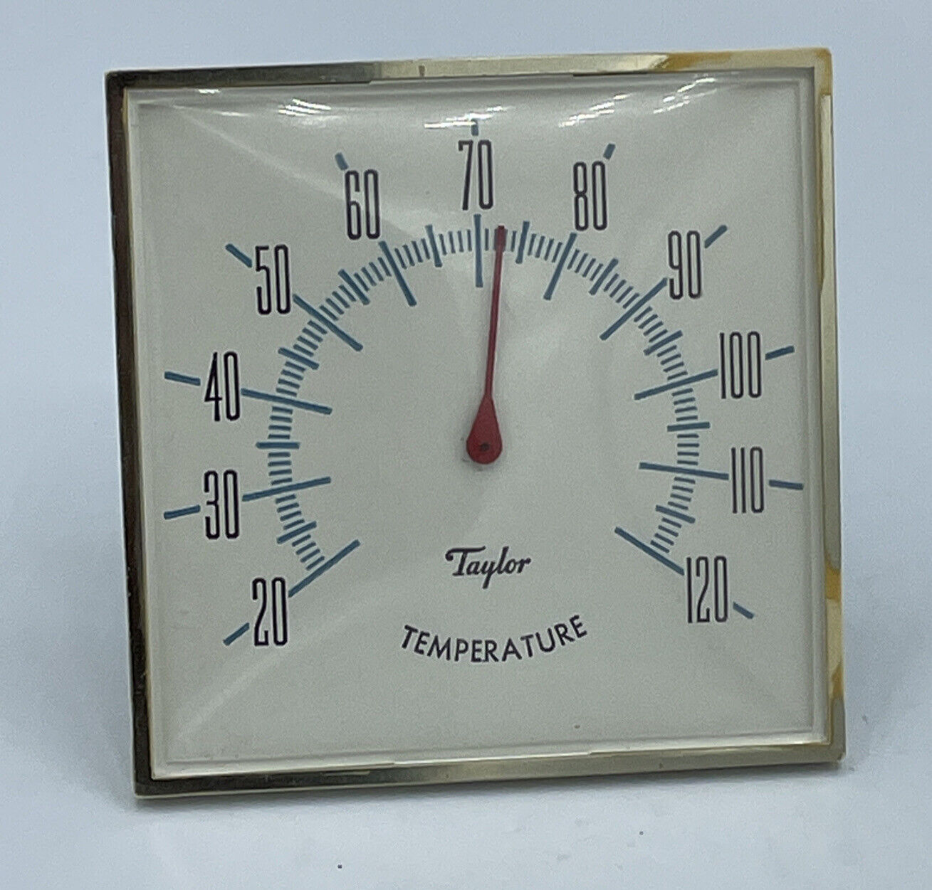 Vintage-taylor Tabletop Desk Thermometer Temperature Mcm Mid Century Working