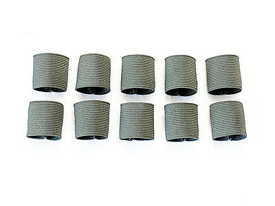 1" Mil-spec Elastic Webbing Strap Keepers - Foliage Green - For Molle Pack Rucks