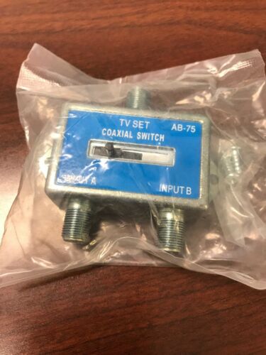 New Holland Electronics Ab-75 Coaxial A/b Switch Coax Switcher
